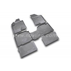 3D Patosnice HYUNDAI iX 55, 2006-2015, 3 reda sedišta, set 6 kom.